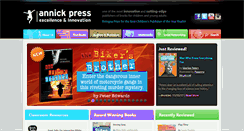 Desktop Screenshot of annickpress.com